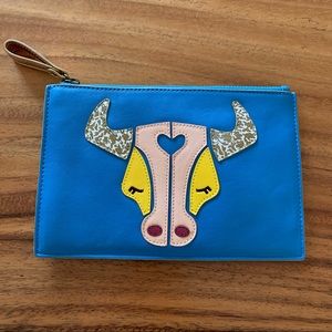{Anthropologie} Taurus Clutch 💙